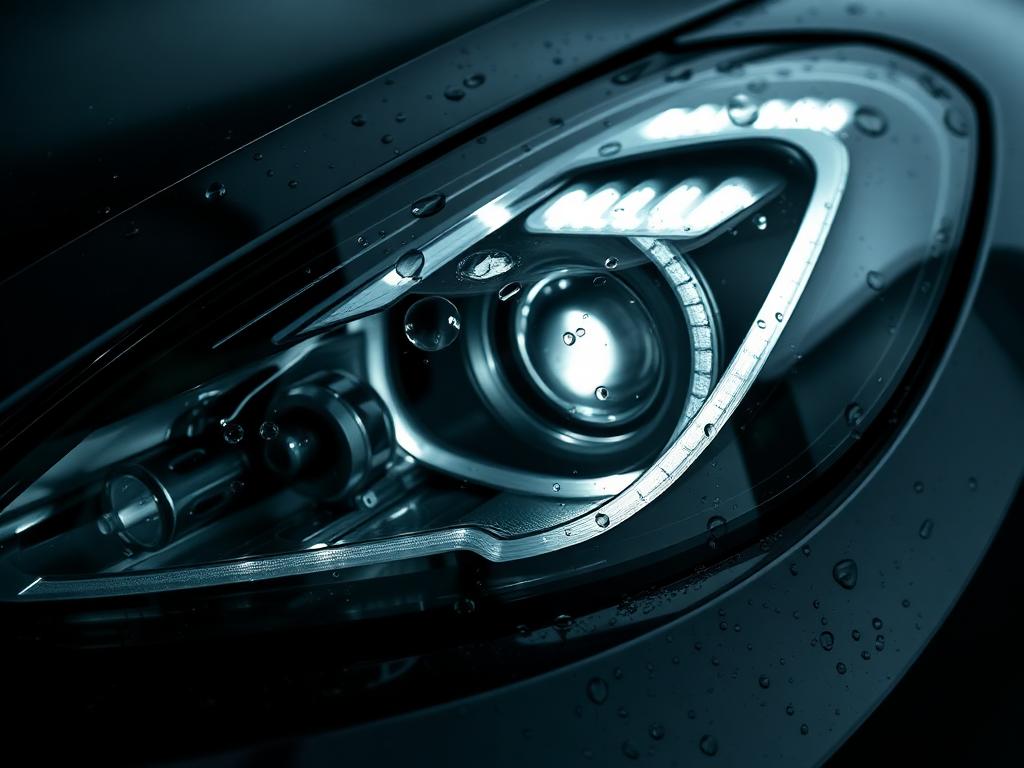 Detail koplamp